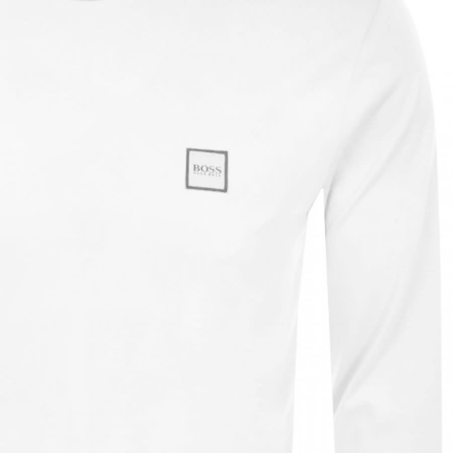 Alternative Image for ProductBOSS Long Sleeved Tacks T Shirt White3